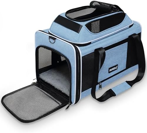 Cat Carrier Top-Expandable 18x11x11, United Delta American Airline Approved