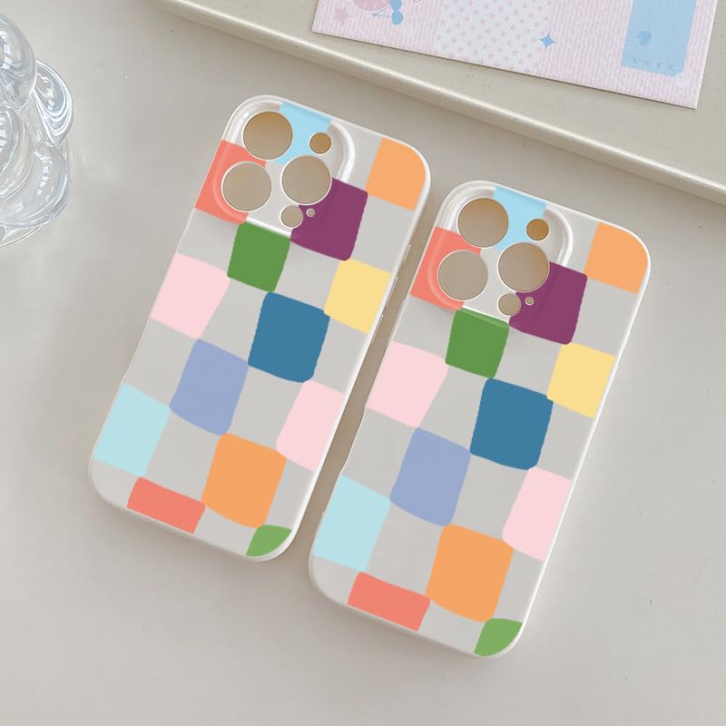 KELUOAS iPhone 15 Pro Geometric Jelly Phone Case