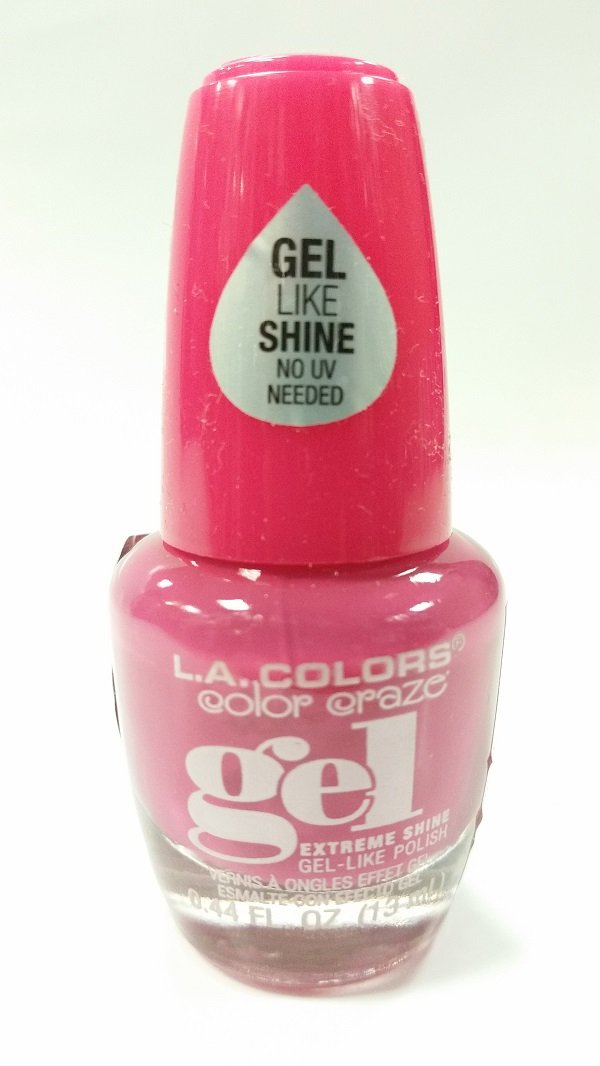 L.A. COLORS Color Craze Nail Polish, Hot Blooded CNP406