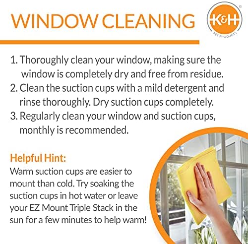 K&H Cat Window Perch, EZ Mount Quad Stack