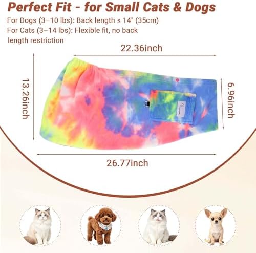 Hands-Free Cat Sling Carrier for Small Dogs & Cats, Soft Fleece