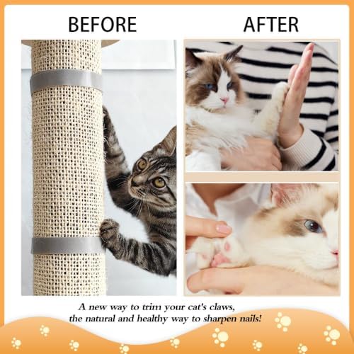 Cat Nail File Scratcher, Sisal Scratch Mat