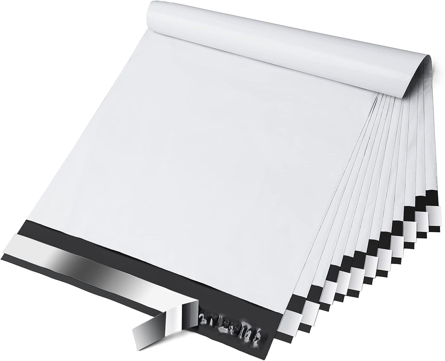 10x13 Poly Mailer Envelope Shipping Bags | White