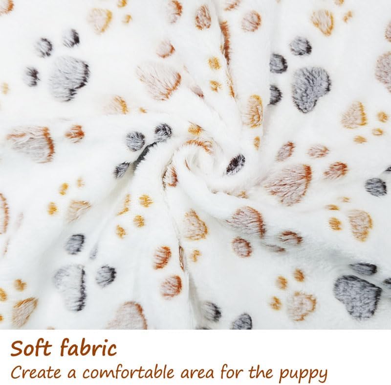 1 Pack 3 Blankets Fluffy Premium Fleece Soft Pet Blanket Flannel Throw