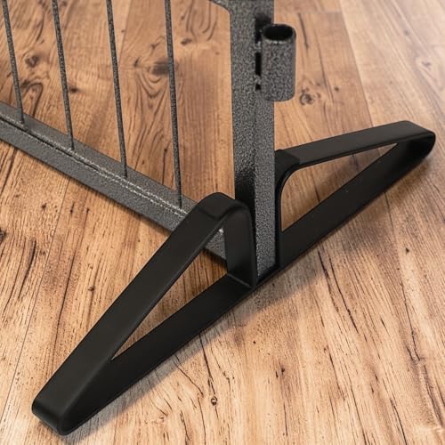 Extra Wide Adjustable Dog Gate w/Door – 24 inch Tall & Up to 176 inch Wide 8