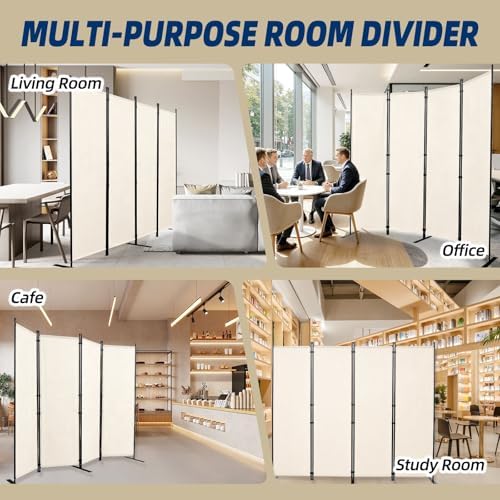 4 Panel Wide Room Divider Wall Screen