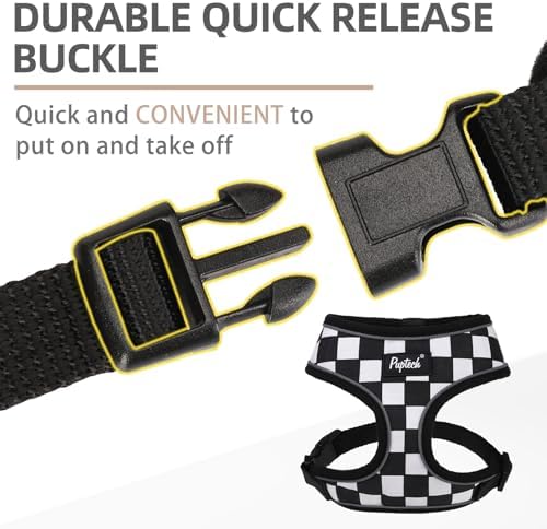 PUPTECK Small Dog Harness and Leash Set No Pull