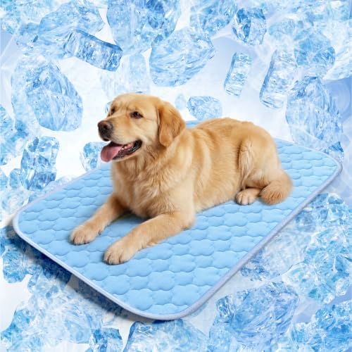 Dog Cooling Mat for Large Dogs, Long-Lasting Cool Pad for Dogs Outdoor & Indoor