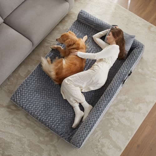 BFPETHOME Orthopedic Washable Dog Bed, Sleeping Couch