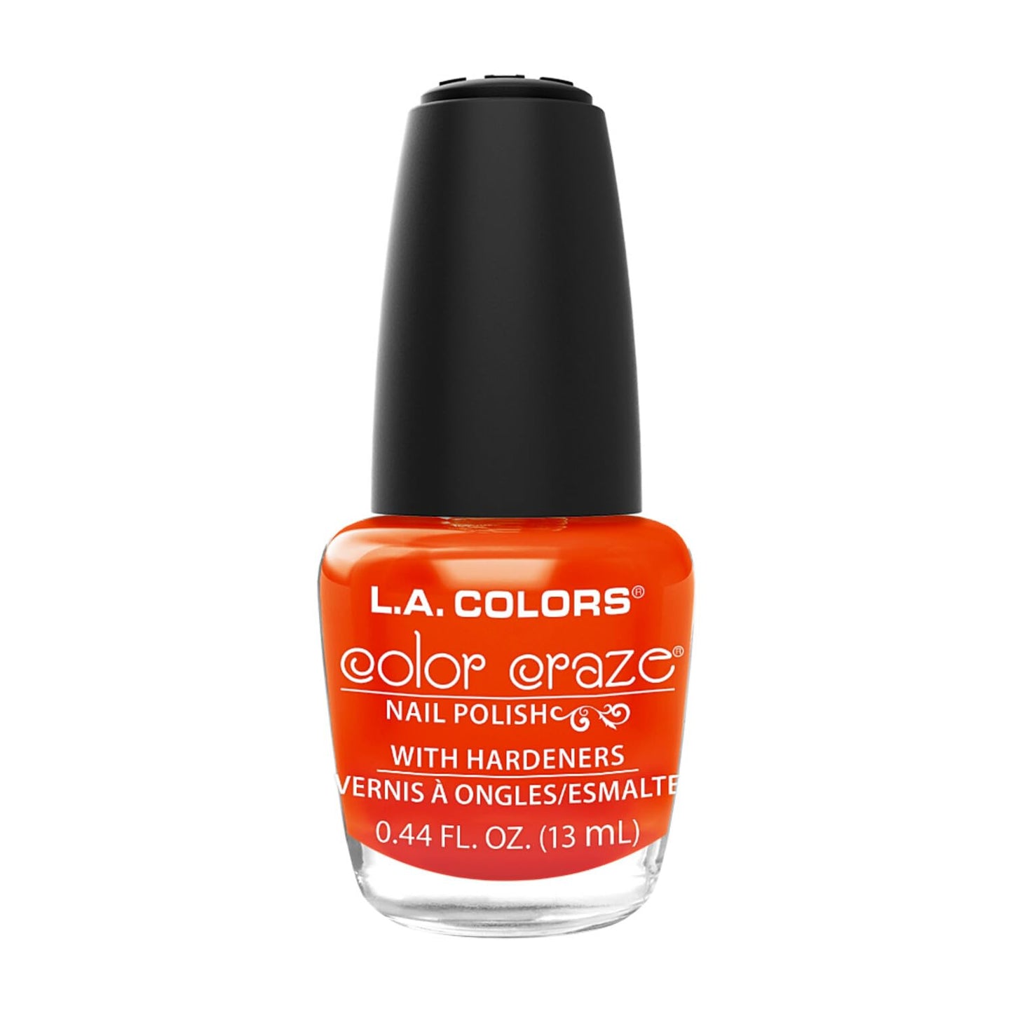 L.A. COLORS Color Craze Nail Polish, Hot Blooded CNP406