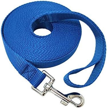 Nylon Training Dog Leash for Small Medium Large Dogs, 15ft 20ft 30ft 50ft Long