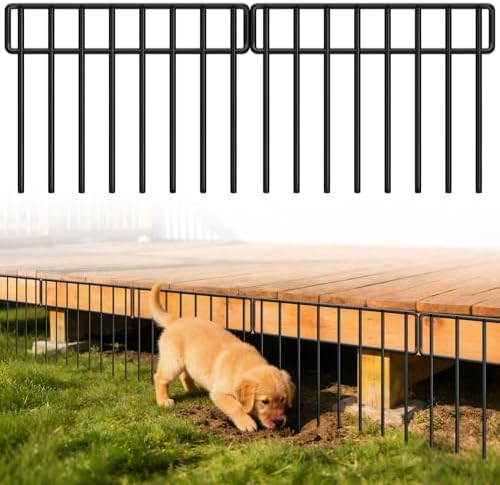HIHADUUM 42.5FT Garden Fence Animal Barrier