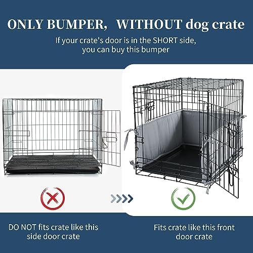 Hombys Dog Crate Bumper with Ties