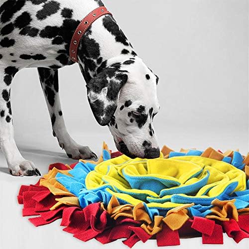 AWOOF Pet Snuffle Mat for Dogs, Interactive Feed Game for Boredom, Encourages