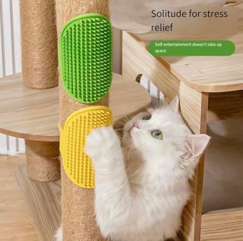 Silicone Pet Grooming Brush for Dogs & Cats – Soft Bath Brush, Gentle