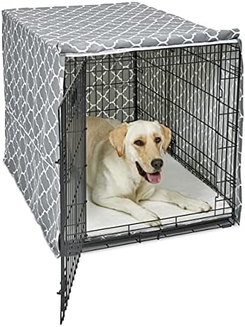 MidWest Homes for Pets Large Dog Crate Cover Featuring Teflon Fabric Protector