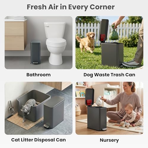 iTouchless 3 Gallon Cat Litter Waste Bin