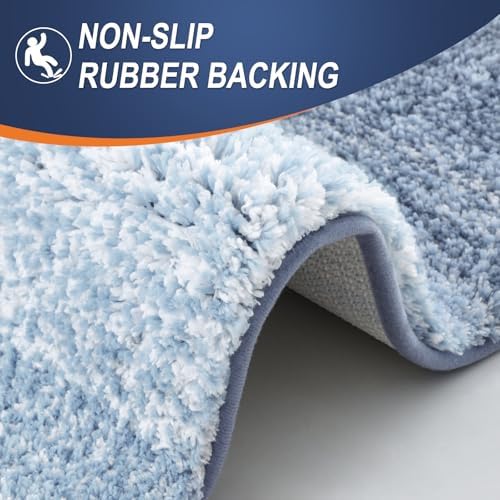 OLANLY Bathroom Rugs Mat 30x20, Extra Soft Absorbent Microfiber Bath Rugs