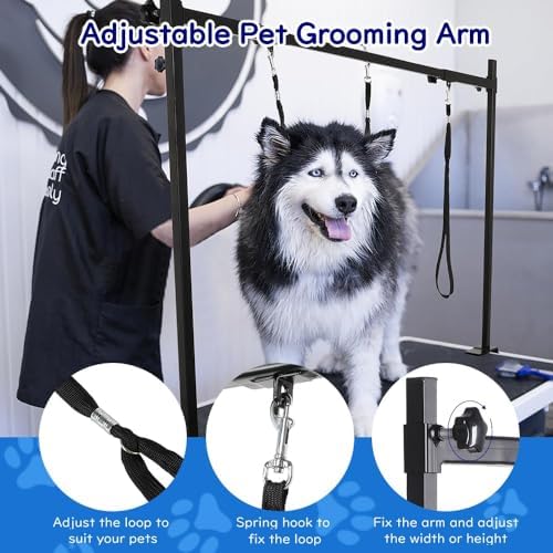 KELIXU Dog Grooming Arm with Clamps