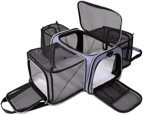 BAGLHER Cat Carrier Bag, Airline Approved Pet Carrier Soft Side Pet Travel 5