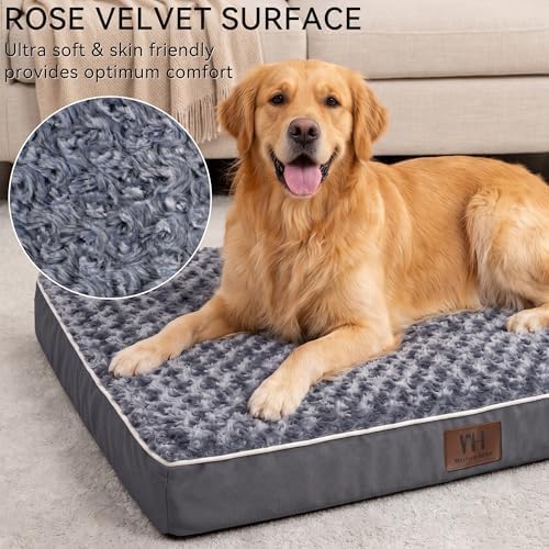 WESTERN HOME WH Orthopedic Dog Beds Large Sized Dog Washable Pet Bed