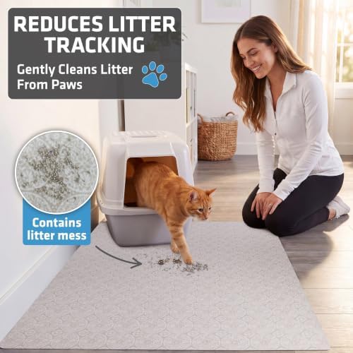 Drymate Cat Litter Box Mat, Litter Trapping Mat, 29x36 XL
