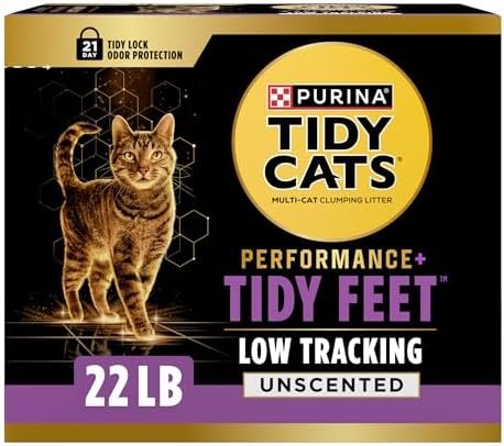 Purina Tidy Cats Performance Plus Tidy Feet Cat Litter, 22 lb. Box