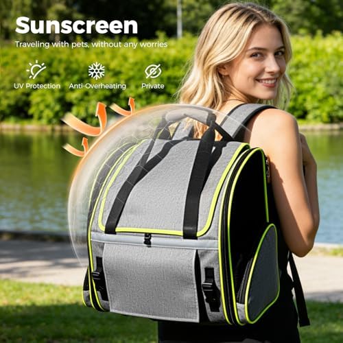 Lekereise Expandable Cat Backpack Carrier