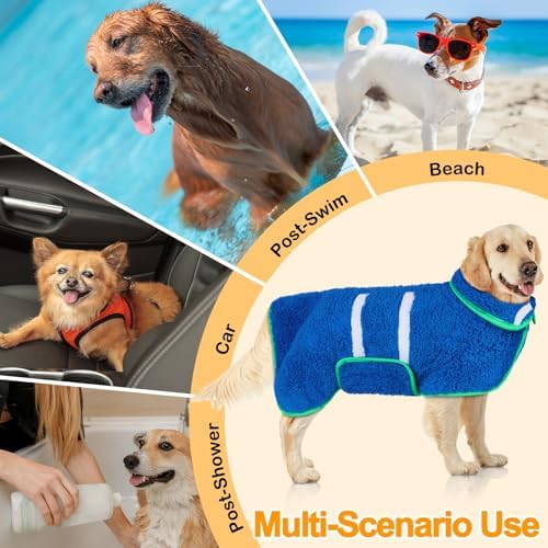 Unicorn Catcher Dog Bathrobe Super Absorbent Quick Drying Robe