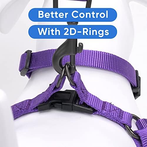 Pawtitas Solid Step-in Dog Harness – Adjustable No-Pull Vest