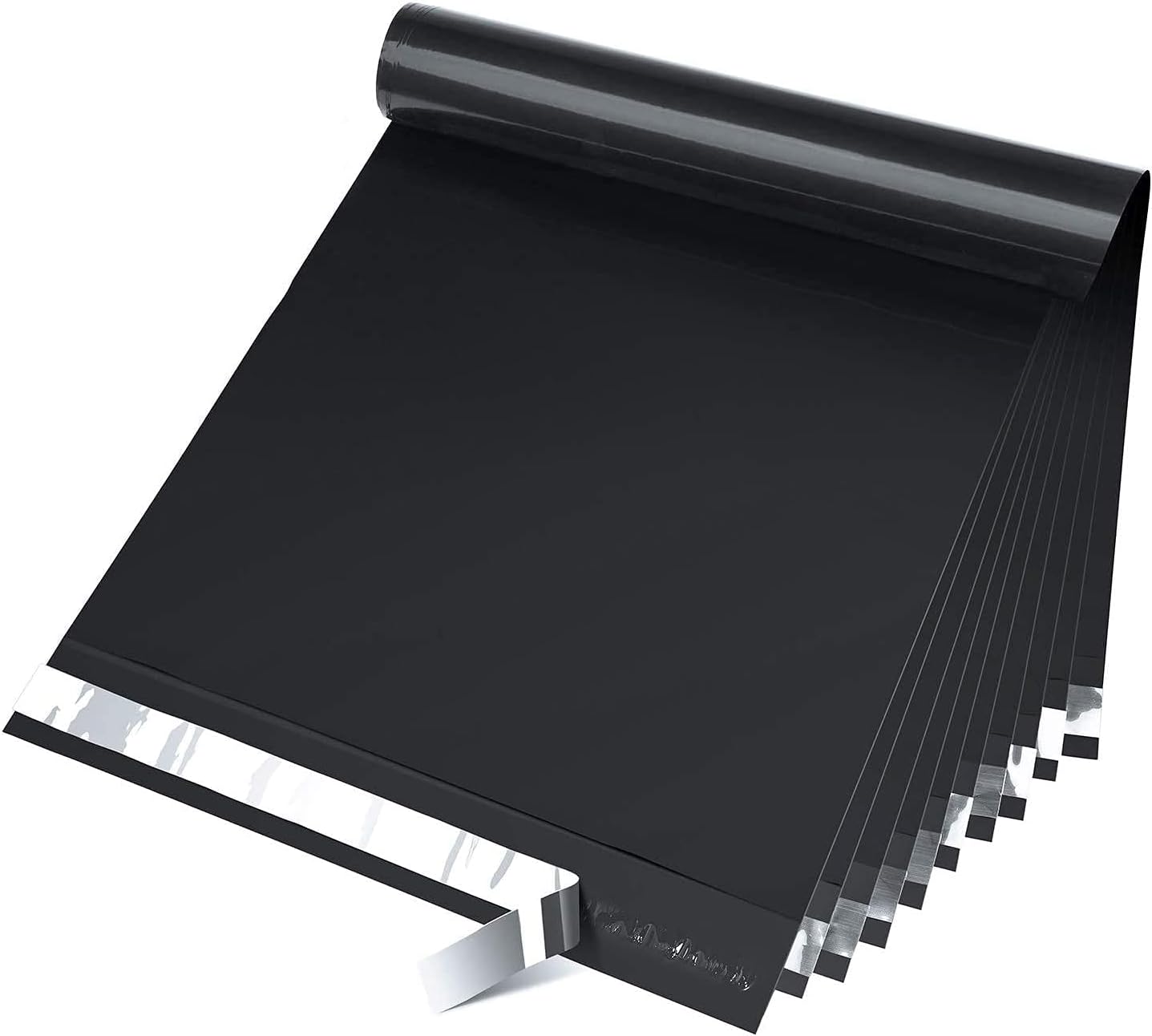 12x15.5 Poly Mailer Envelope Shipping Bags | Black