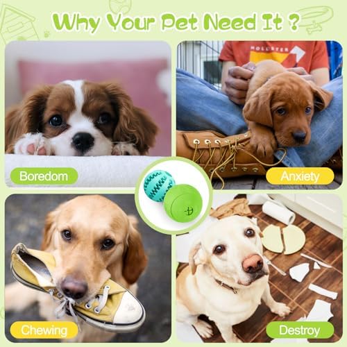 HIPPIH Dog Puzzle Toy 2 Pack, Interactive Dog Toys