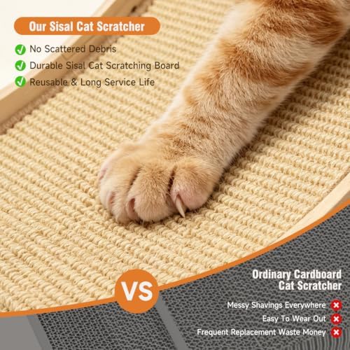 Large Sisal Cat Scratcher Bed, Sisal Cat Scratcher