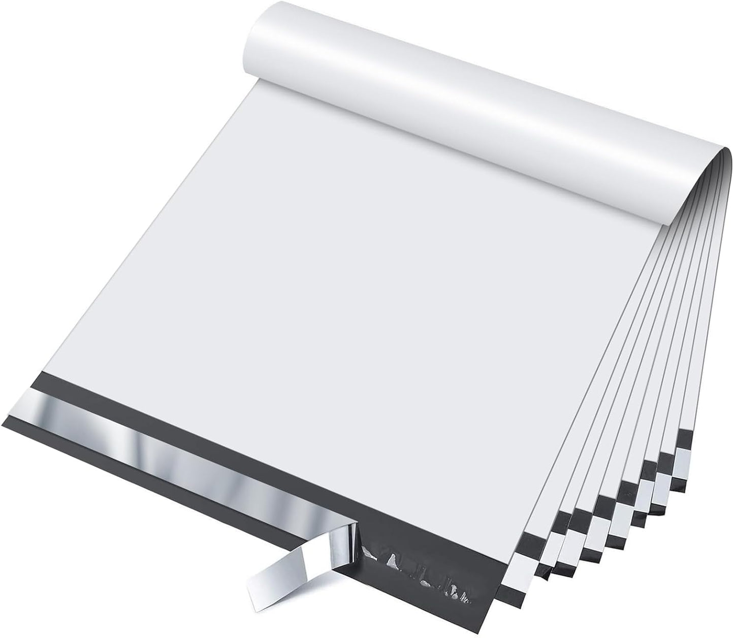12x15.5 Poly Mailer Envelope Shipping Bags | White