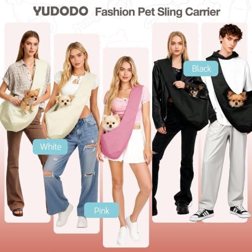 YUDODO Adjustable Dog Sling Carrier