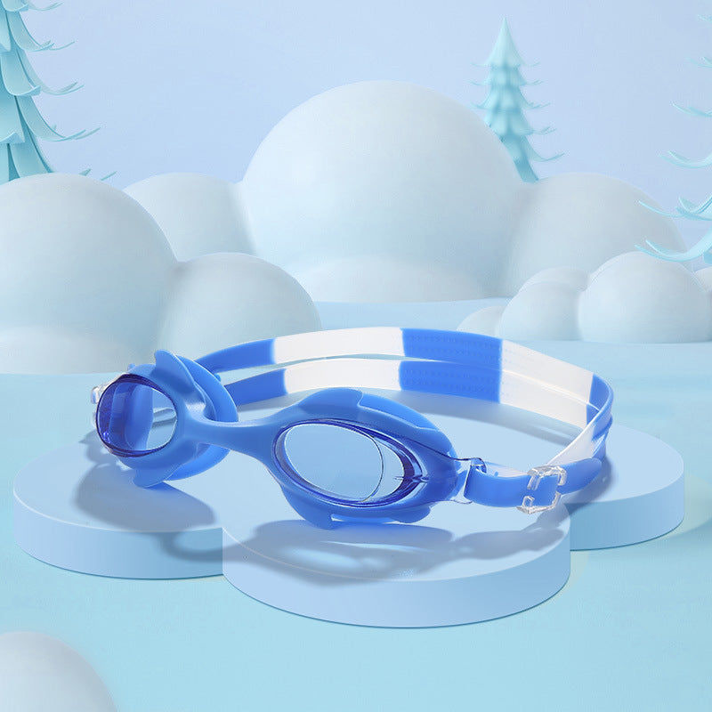 Children's Swimming Goggles Boys And Girls 3-12 Years Old Waterproof Swimming Goggles Anti-fog Transparent HD Diving Glasses