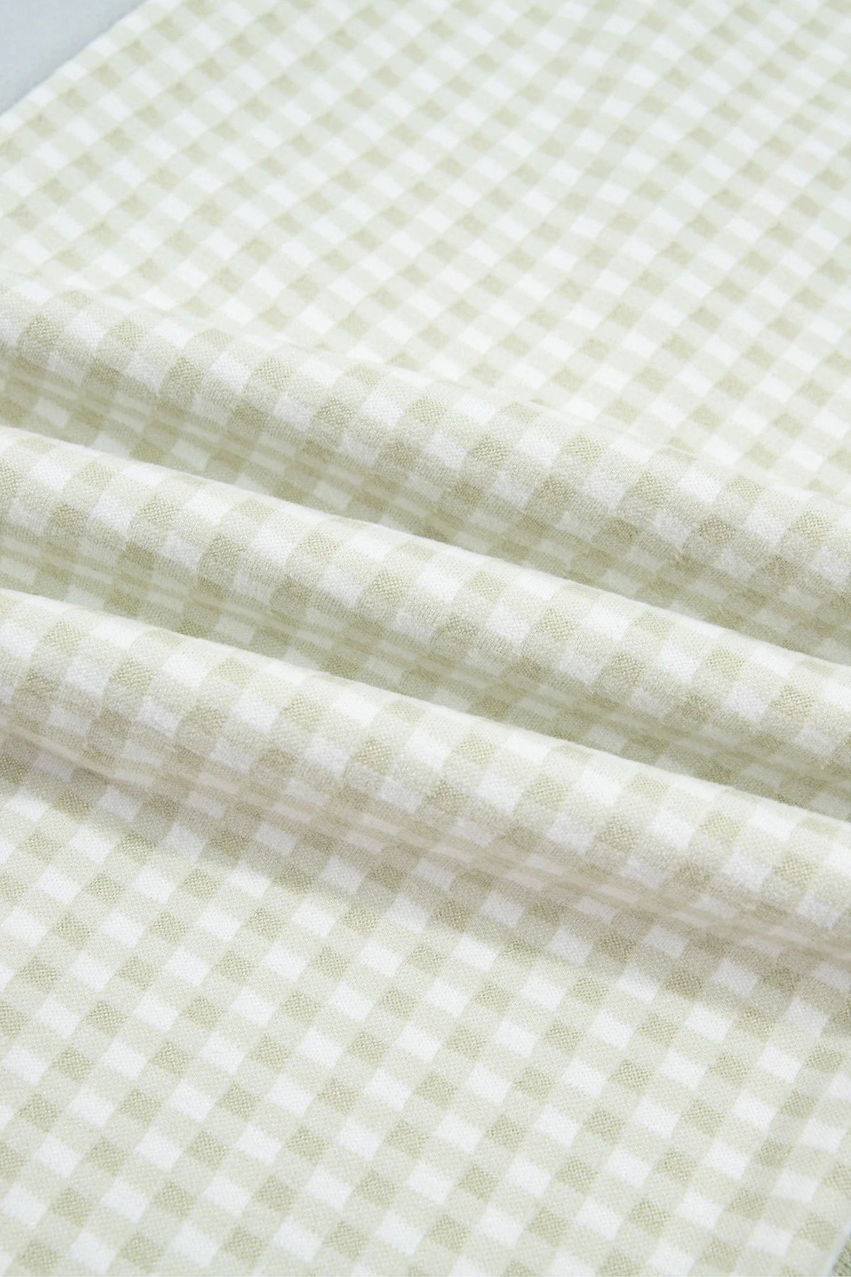Gingham Exposed Seam Drawstring Elastic Waist Pants