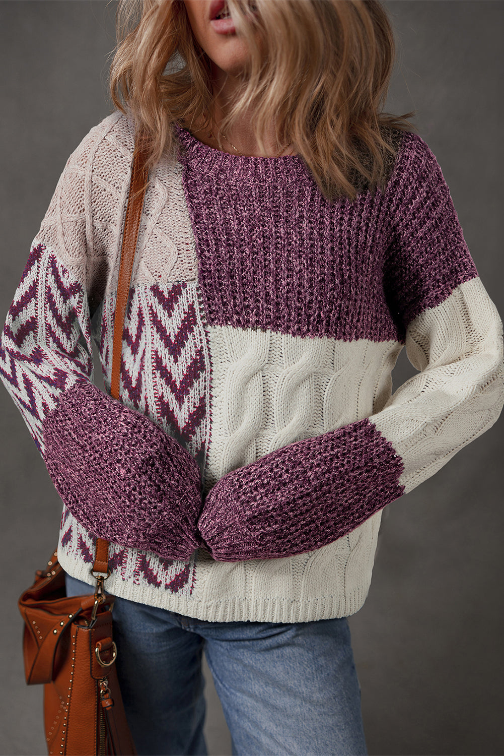 Elliott Back Loose Fit Sweater