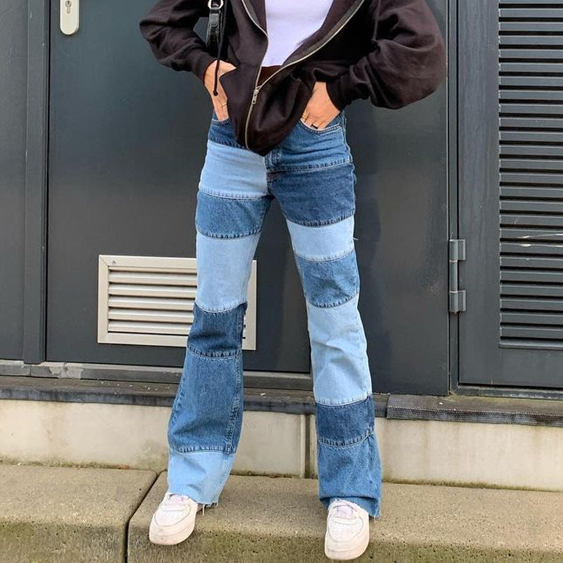 European And American High Street Jeans In Three Colors