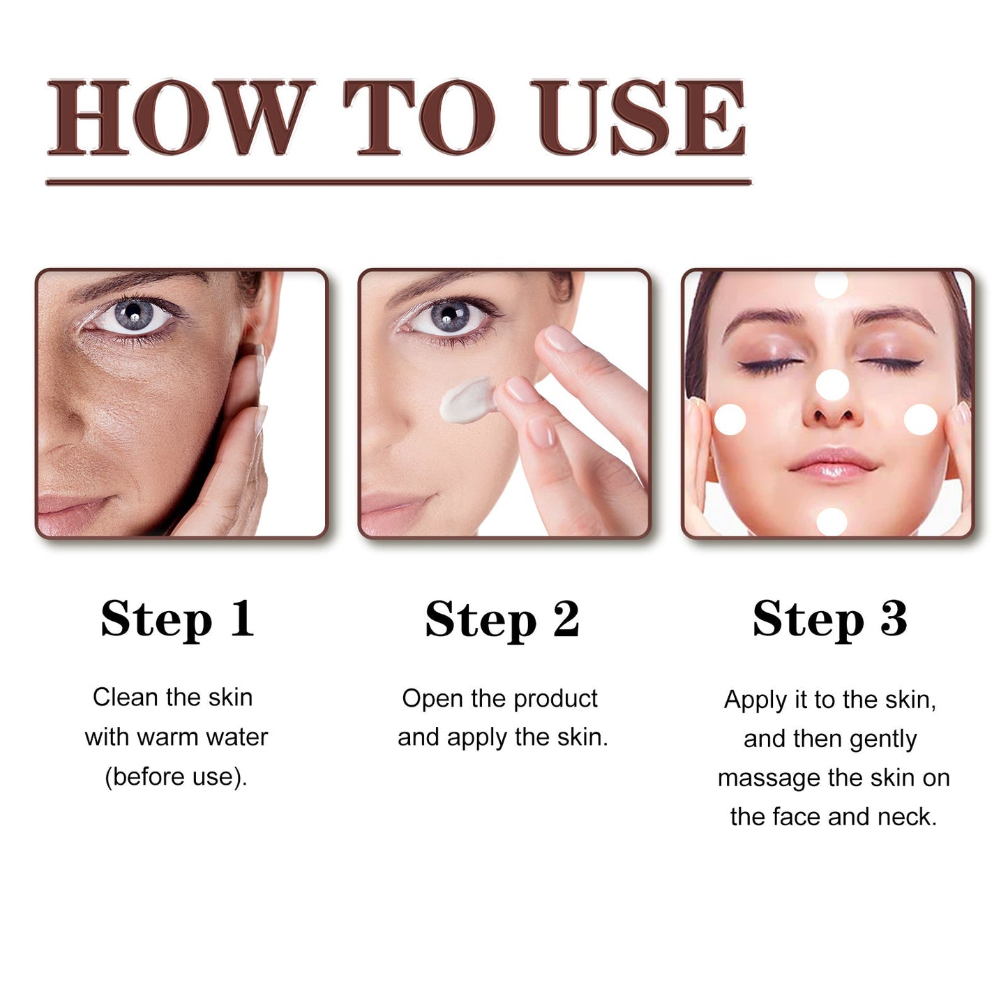 Black Tea Firming Moulding Face Cream, Moisturizing Softening Skin Firming Shrinking Pore Face Cream