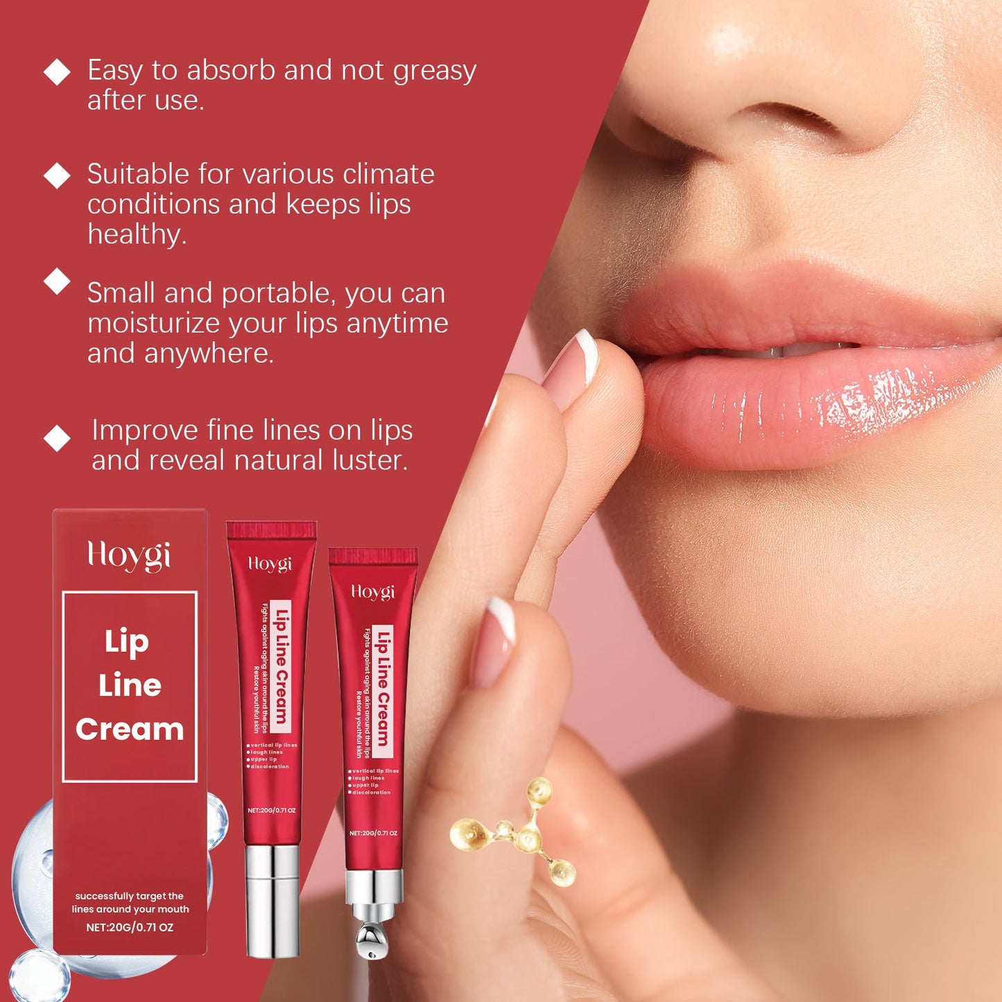 Lip Repair Cream Lighten Lip Lines Smile Lines Moisturizing And Nourishing Daily Lip Care