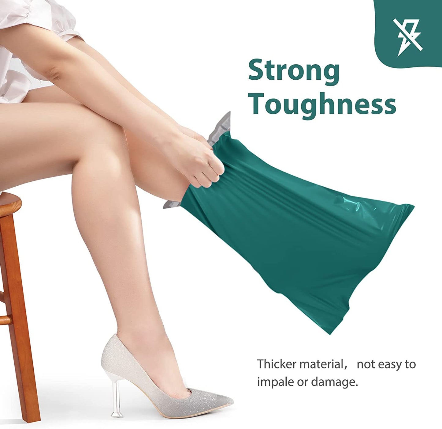 19x24 Poly-Mailer Envelope Shipping Bags | Forest Green