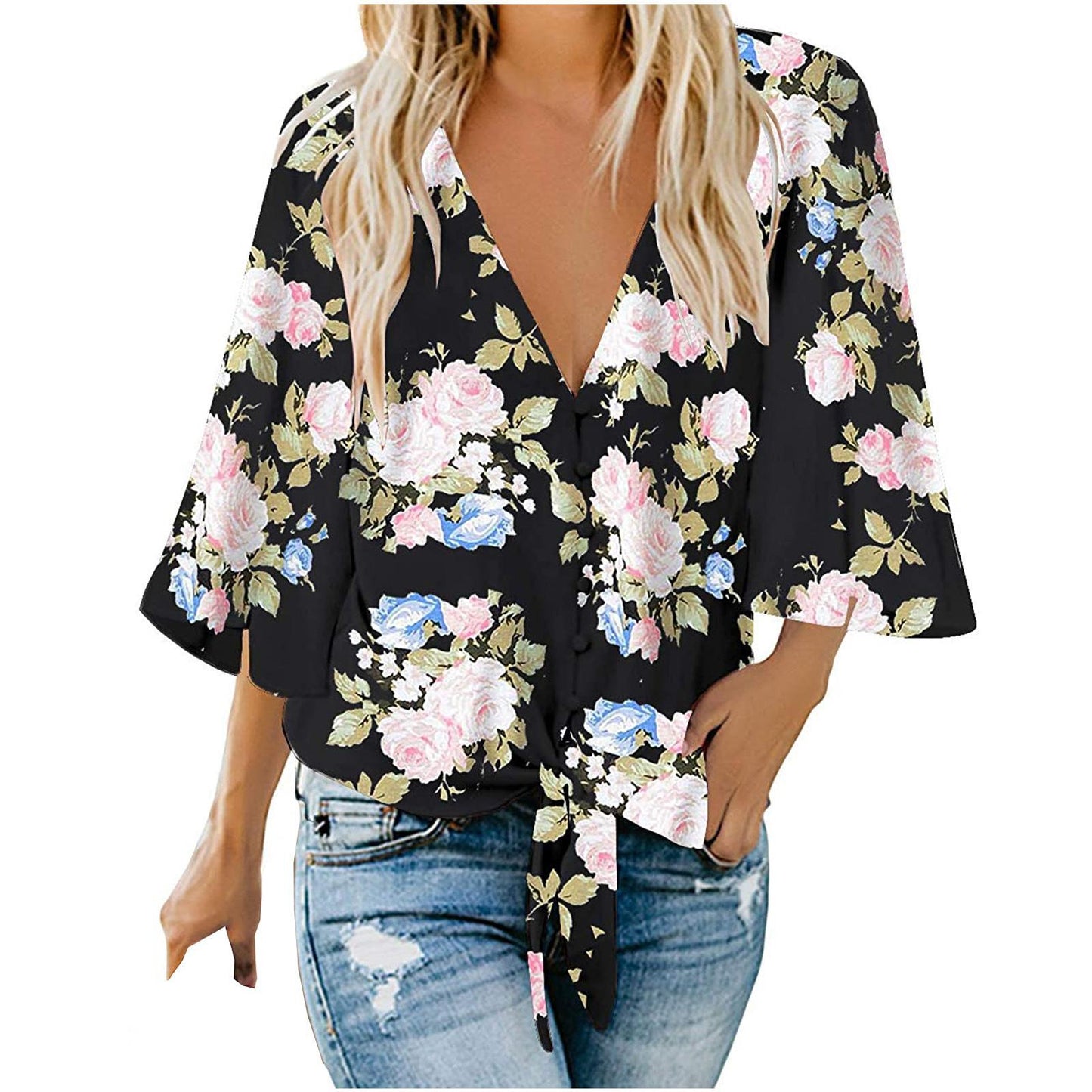 Blouses - Flowers & Skies
