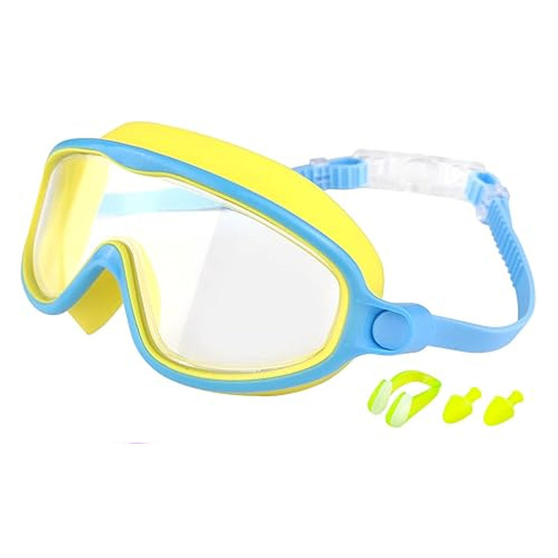 Children's Swimming Goggles HD Waterproof Anti-fog Large Frame Swimming Goggles