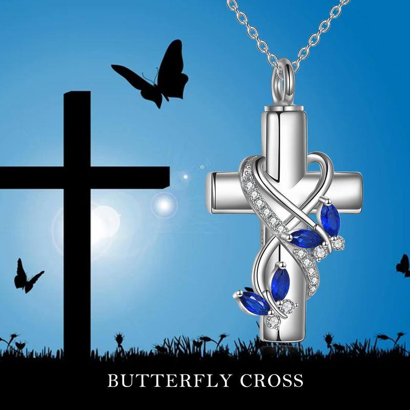 Butterfly Cross Pendant Keepsake Jewelry