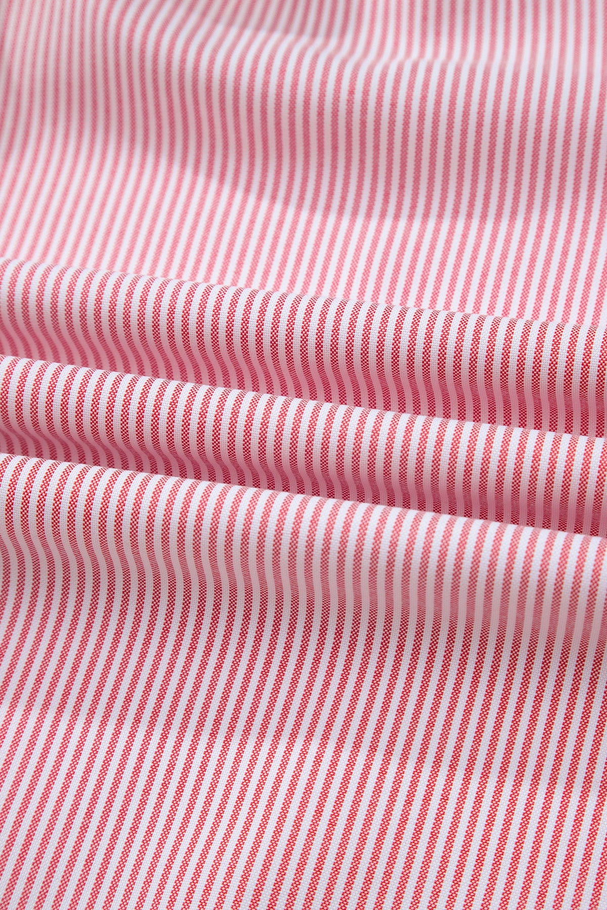 Stripe Frilled Split Neck Ruffle Sleeve Blouse