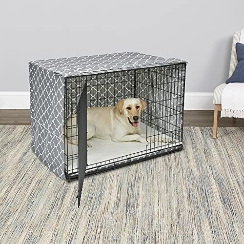 MidWest Homes for Pets Large Dog Crate Cover Featuring Teflon Fabric Protector
