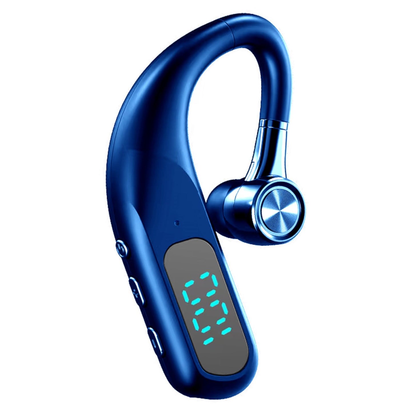 Xmenha Bluetooth Earpiece Hands Free Blue Tooth Headset with Noise Canceling Mic Ear Piece One Single Ear Bluetooth Earbud Wireless Office Cell Phone Trucker Headsets for Work