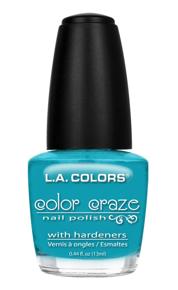L.A. COLORS Color Craze Nail Polish, Hot Blooded CNP406