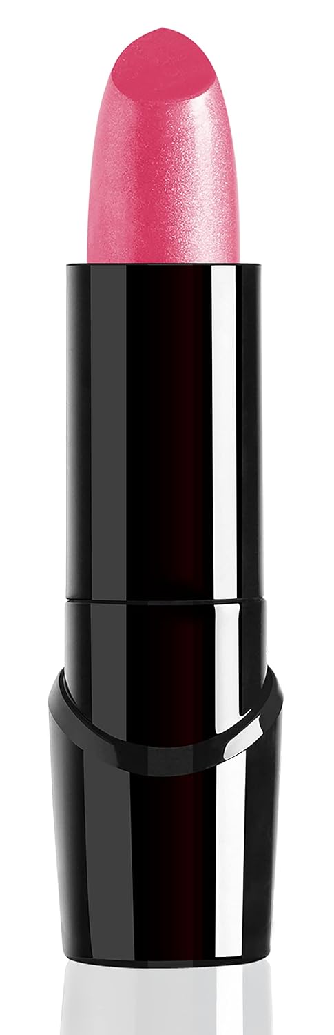 wet n wild Silk Finish Lipstick, Hydrating Rich Buildable Lip Color, Formulated with Vitamins A,E, & Macadamia for Ultimate Hydration, Cruelty-Free & Vegan - Dark Pink Frost